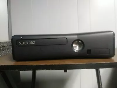$70 • Buy Console Only Black Microsoft Xbox 360 Slim S Tested No Hard Drive Model 1439 #2