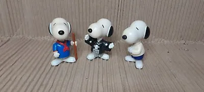 Vintage McDonald's Snoopy World Tour 1999 Figures Plastic Collectable Happy Meal • £6.99