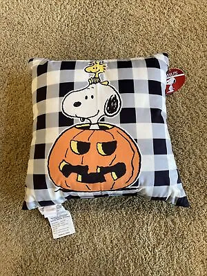 Peanuts Snoopy Charlie Brown Halloween Decorative Pillow New • $25