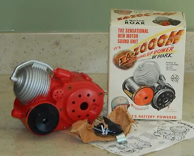 Vintage Marx Za-Zooom Battery Operated Bicycle Tricycle Toy Motor In Box Works • $95