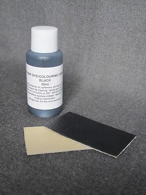 Leather Colour Restorer For Worn & Faded Shoes Boots BLACK Paint Dye Pigment • £3.89