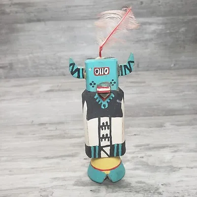 Vintage Kachina Route 66 Native American Wood Painted Mini Doll Souvenir #3 • $32