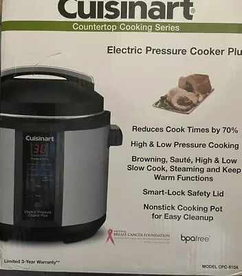  Elctric Pressure Cooker Plus  And Slow Cooker   All In One  Cuisinart • $200