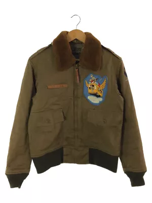 Buzz Rickson's ◆Flight Jacket/38/Cotton/KHK/B-10/BR11133/Wappen • $434.19