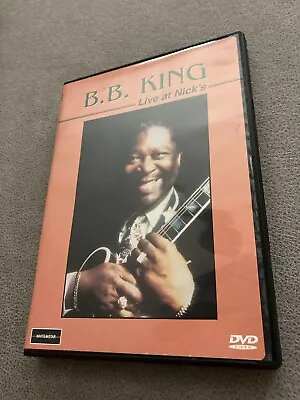 B.B. King DVD-Live At Nick’s-Blues Legend-Memphis • $8
