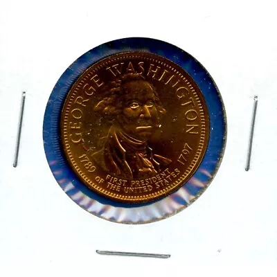 George Washington 1st President Commemorative #28 Vintage Token Medal 31mm Coin • $8.95