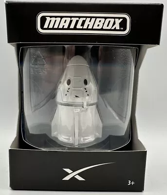 Matchbox SpaceX Dragon Capsule Matt White Replica 2022 • $18.34