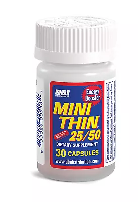 Mini Thin 25/50  Dietary Supplement - 30 Capsules Bottle • $14.99