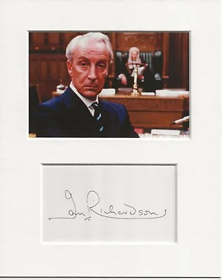 Ian Richardson House Of Cards Signed Genuine Authentic Autograph Signature AFTAL • £69.99