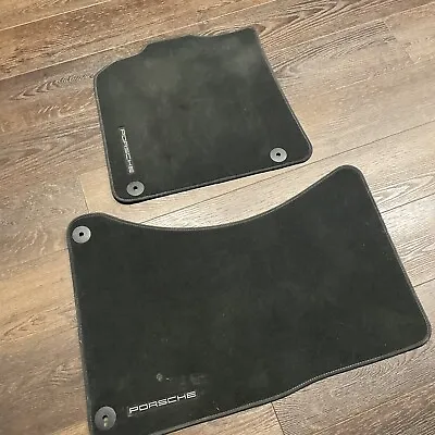 Two Porsche Floor Mats OEM Black AS SHOWN; VW AG DE SFG 3C0864 523 PA6 6-GF30 • $20