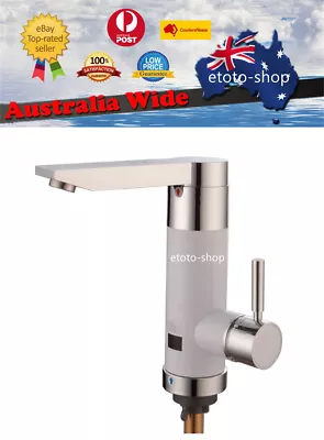 Instant Electric Water Heater Cold & Hot Tap Mixer Kitchen Sink Basin OZ Plug • $135
