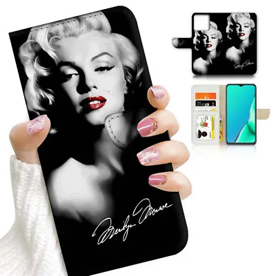 ( For IPhone 14 Pro Max ) Wallet Flip Case Cover AJ24596 Marilyn Monroe • $13.99