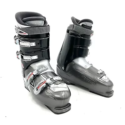 Nordica One Gray Black Alpine Downhill Ski Boots Men's Size 29.5 • $99.98