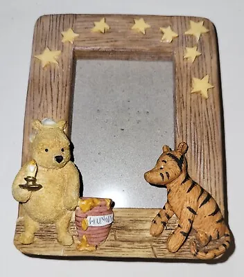 Classic Pooh Border Fine Arts And Tigger A1731 Hunny Before Bed Photo Frame • $14.91