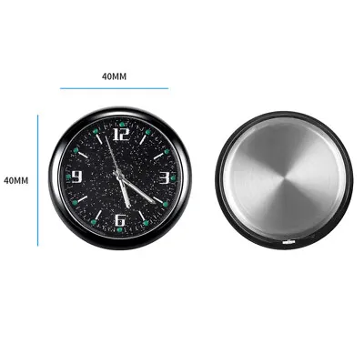 £5.57 • Buy Car Clock Luminous Digital Quartz Watch Air Outlet Dashboard Clock Accessories