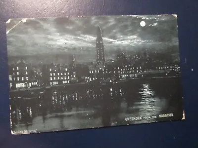 £2.99 • Buy Postcard Of Greenock From The Harbour (at Night) Posted 1906