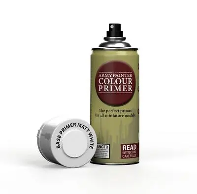 The Army Painter Spray Primer - White (Warhammer / Miniature Painting) • £18.50