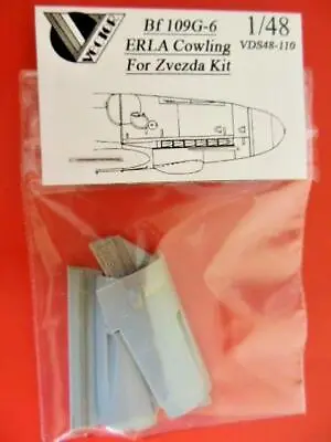 Vector 1/48 Resin VDS48-110 Bf 109G-6 Erla Cowlings For Zvezda Kit • $16.99