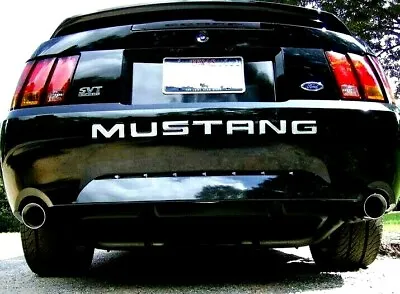 1999 - 2004 For Mustang Rear Bumper Insert Decals Stickers Letters Grill  Chrom • $34.72