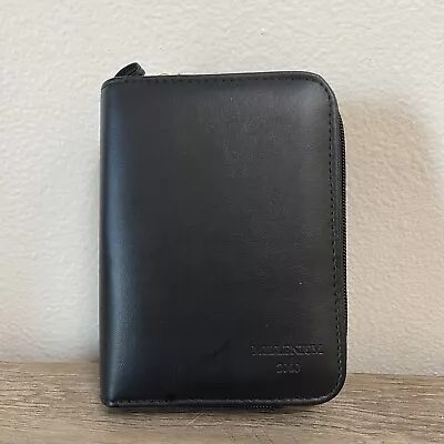 Vintage 2000 Organizer Wallet Time Keeper Day Planner 4.5” X 6” Blk • $19.95