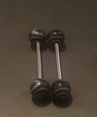 £2.50 • Buy 2X Tongue Bar Nipple Bar Straight Barbell Body Piercing Jewellery Surgical Steel