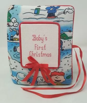 Charlie Brown & Snoopy Peanuts Baby's First Christmas Photo Album • £28.69