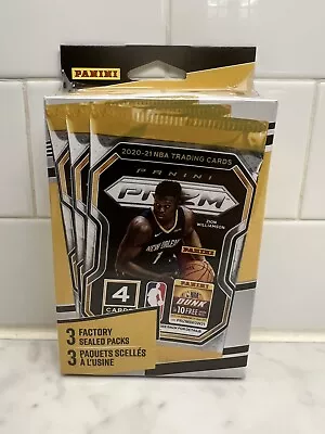 2020-21 Panini Prizm NBA Basketball Retail 3 Pack Hanger Box Factory Sealed • $25