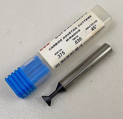 Internal Tool Solid Carbide Dovetail Cutter 3/8  .375  Dia X .120 W X 90° Angle • $24.77