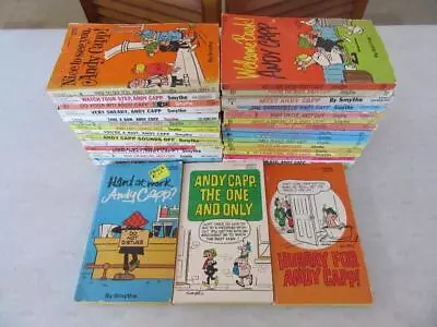 BIG Lot Of (34) ANDY CAPP Vintage Fawcett Cartoon Humor Comic Books By SMYTHE • $79.95