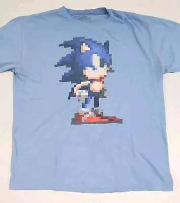 Sonic The Hedgehog Retro Pixel Video Game T-Shirt Size X-Large 16-Bit • $11.99