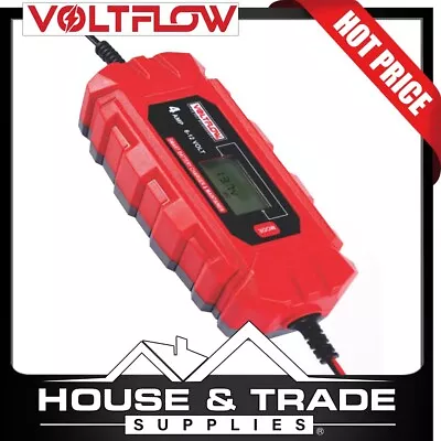 Voltflow Battery Smart Charger 6-12v 4Ah 10 Stage Deep Cycle VF4BC • $89