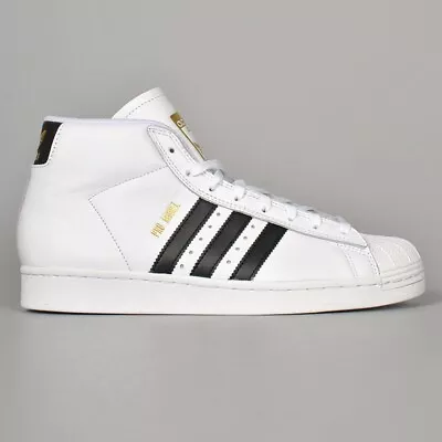 Adidas Pro Model Adv Men's Sneaker White Basketball Shoe Shell Toe Trainers #797 • $74.95