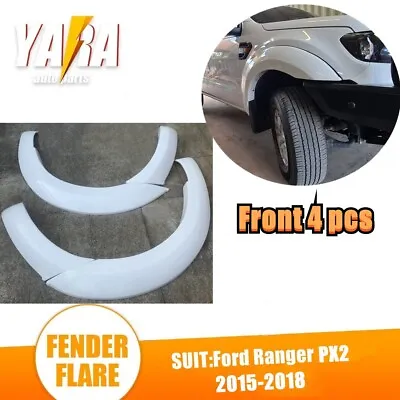 White Fender Flares For Ford Ranger PX2 MK2 Wildtrack 6 Inch Front Guard 4pcs • $160