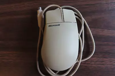 Microsoft Ergonomic Mouse PS2 Port Compatible 2.1a 91289 • $3.50