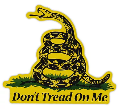 Magnetic Bumper Sticker - Don't Tread On Me - Gadsden Flag Coiled Snake • $7.99