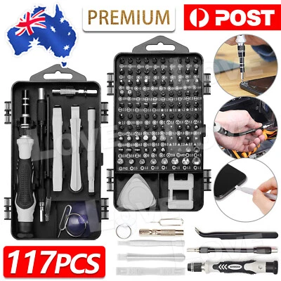 $15.85 • Buy 117 IN 1 Computer PC Phone Screwdriver Set Tool Kit Precision Torx Watch Repair