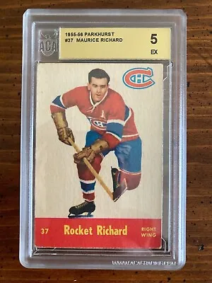 1955-56 Parkhurst #37 Maurice  Rocket  Richard And Henri Richard 57-58 Rc #4 $$$ • $4999.99