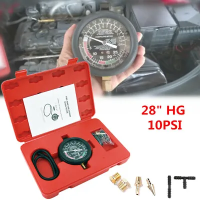 Auto Trucks TU-1 Fuel Pump & Vacuum Tester Carburetor Valve Pressure Gauge Kit • $41.35