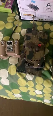 TychoTyke Remote Control Army Military War RC Tank With Lights Sounds. • $20