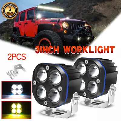 3 Inch LED Work Light Bar Spot Pods Driving Fog Offroad UTV SUV 4WD Motorcycle • $27.89