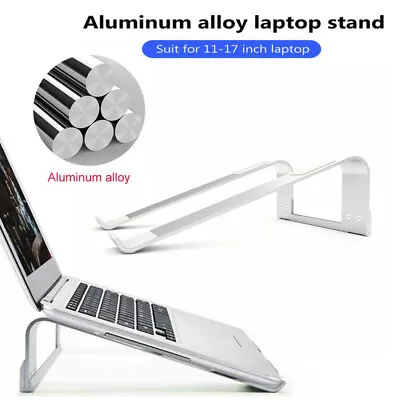 $13.99 • Buy Portable Laptop Stand Tray Aluminium Holder Riser For Notebook IPad MacBook