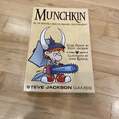 Munchkin Card Game 1408 Steve Jackson Games 1st Edition 22nd Print 2011 Complete • $14