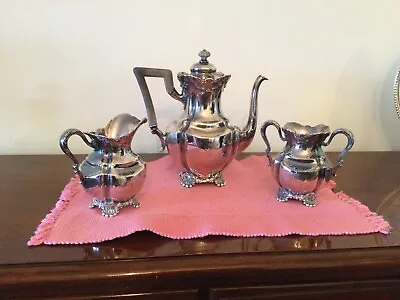 Vintage Wilcox 3 Pc. Silver Plate Tea /Coffee Service • $75
