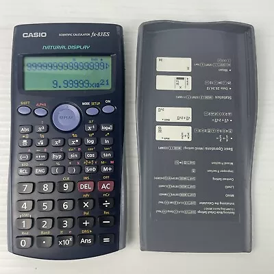 Casio Scientific Calculator Fx-83ES With Hard Shell Protector Case - Used • $16