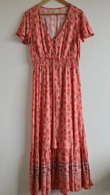 $23 • Buy Grace & Co Maxi Dress 14 Boho Festival Gypsy
