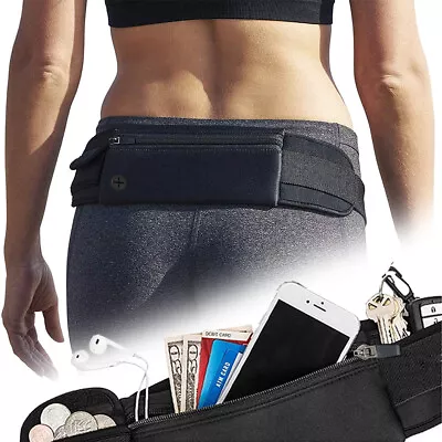 Running Belt Waist Pack Sport Fanny Bag Jogging Adjustable Phone Pouch Men Women • $9.69