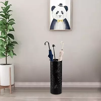 Hacaroa Metal Round Umbrella Stand Rack Free Standing Umbrella Holder Bin Cane • $36.65