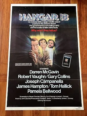 Government Secrets On UFO And Aliens Hanger 18 Original 1980 1st Movie Poster • $12.95