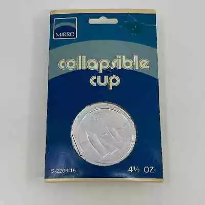 Vintage Mirro Sailboat Aluminum Collapsible Travel Drinking Cup In Package TE1 • $8.50