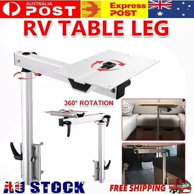 Height Adjustable RV Table Leg Swivel Foldable Marine Motorhome Aluminum Alloy • $84.79